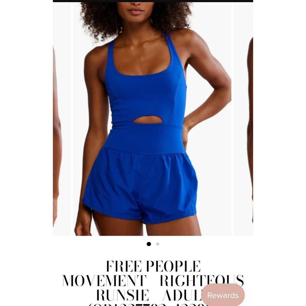 Women's Free People Movement Righteous Runsie Electric Shock Size L
